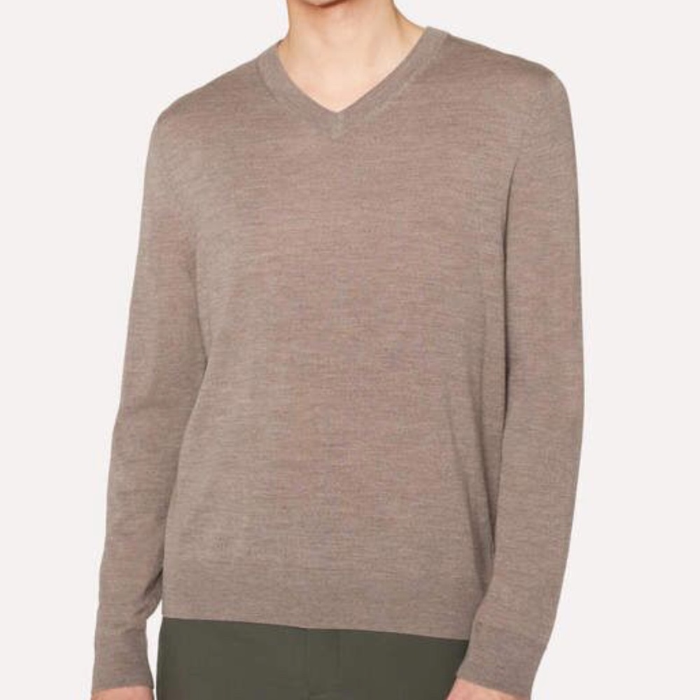 Classic V-Neck Knit Sweater